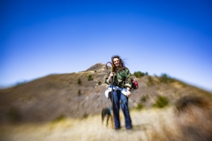 My oldest on the way to the top